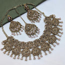 Kavita Art Royal Crystal Stone And Austrian Stone Wedding Necklace Set