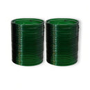 Kavita Art Glossy Green Glass Bangles for Girls & Women