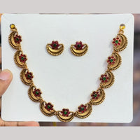 Kavita Art Elegant Pota Stone Necklace Set for Women