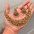 Kavita Art Beautiful Pearl Temple Necklace Set