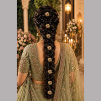 Kavita Art Classic Pota Stone Hair Brooch