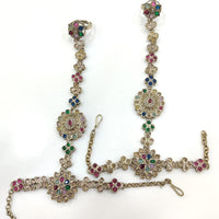 Kavita Art Wedding Wear Pota Stone Hath Panja