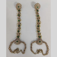 Kavita Art Wedding Wear Crystal Stone And Pearl Hath Panja