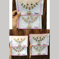 Kavita Art Premium Crystal Stone Necklace Set