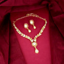 Urthn Gold Plated Elegant Austrian Stone Necklace set(Pack of 3)