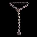 SNERA Gold Plated Kundan Stone And Pearl Hand Harness