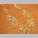SNERA Gold Plated Kundan Stone & Pearls Necklace
