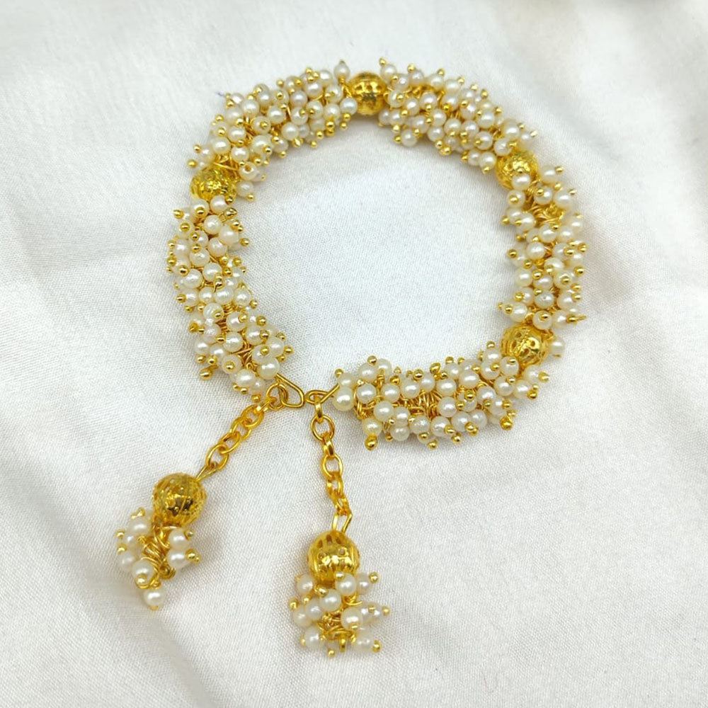 SNERA Gold Plated  Pearl Bracelet