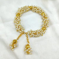 SNERA Gold Plated  Pearl Bracelet
