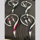 SNERA Silver Plated American Diamond Necklace Set