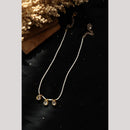 SNERA Gold Plated Kundan Stone And Pearls Necklace