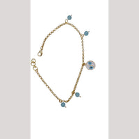 SNERA Gold Plated Beads Bracelet