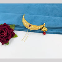 SNERA Gold Plated Pearls Hair Accessories ( 6 Piece Only)