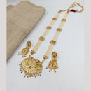 SNERA Gold Plated Austrain Stone And Pearls Necklace Set
