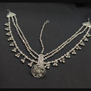 SNERA Tribal-Inspired Oxidised Plated Mirror Work Damini Maangtikka