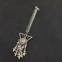 SNERA Navratri Special Oxidised Plated Maangtikka