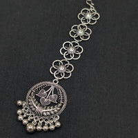 SNERA Navratri Special Oxidised Plated Maangtikka