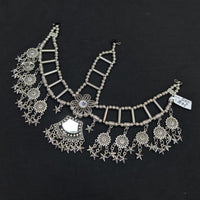 SNERA Festive Oxidised Plated Mirror Damini Maangtikka Jewellery for Navratri