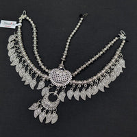 SNERA Oxidised Plated Motif Afghani Choker Necklace Set Jewellery for Navratri