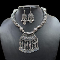 SNERA Oxidised Necklace Set For Glam Garba Nights