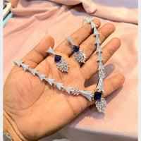 SNERA Graceful American Diamond Necklace Set