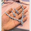 SNERA Graceful American Diamond Necklace Set