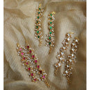 SNERA Glam Classic Pota Stone And Pearl Ear Kanchain
