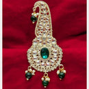SNERA Maharaja Style Kundan Stone And Pearl Brooch