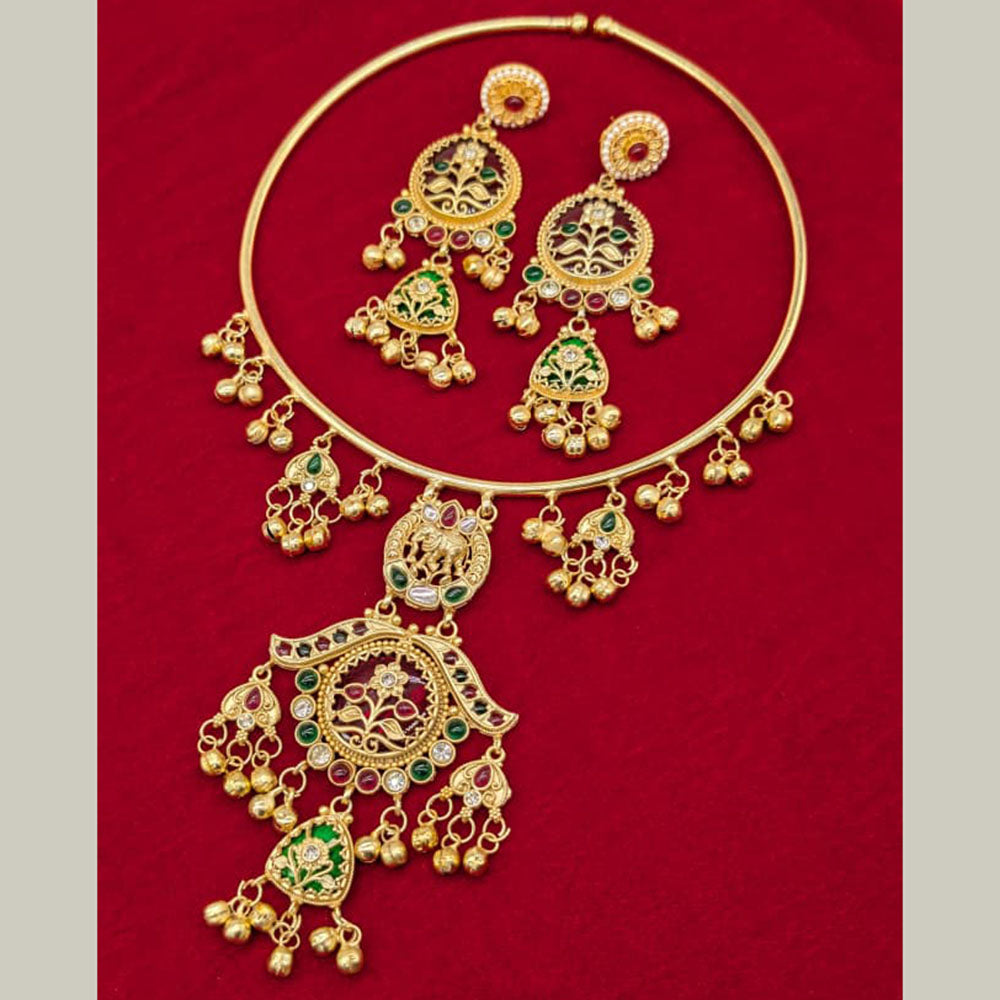 SNERA Graceful Pota Stone And Pearl Necklace Set