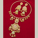 SNERA Graceful Pota Stone And Pearl Necklace Set
