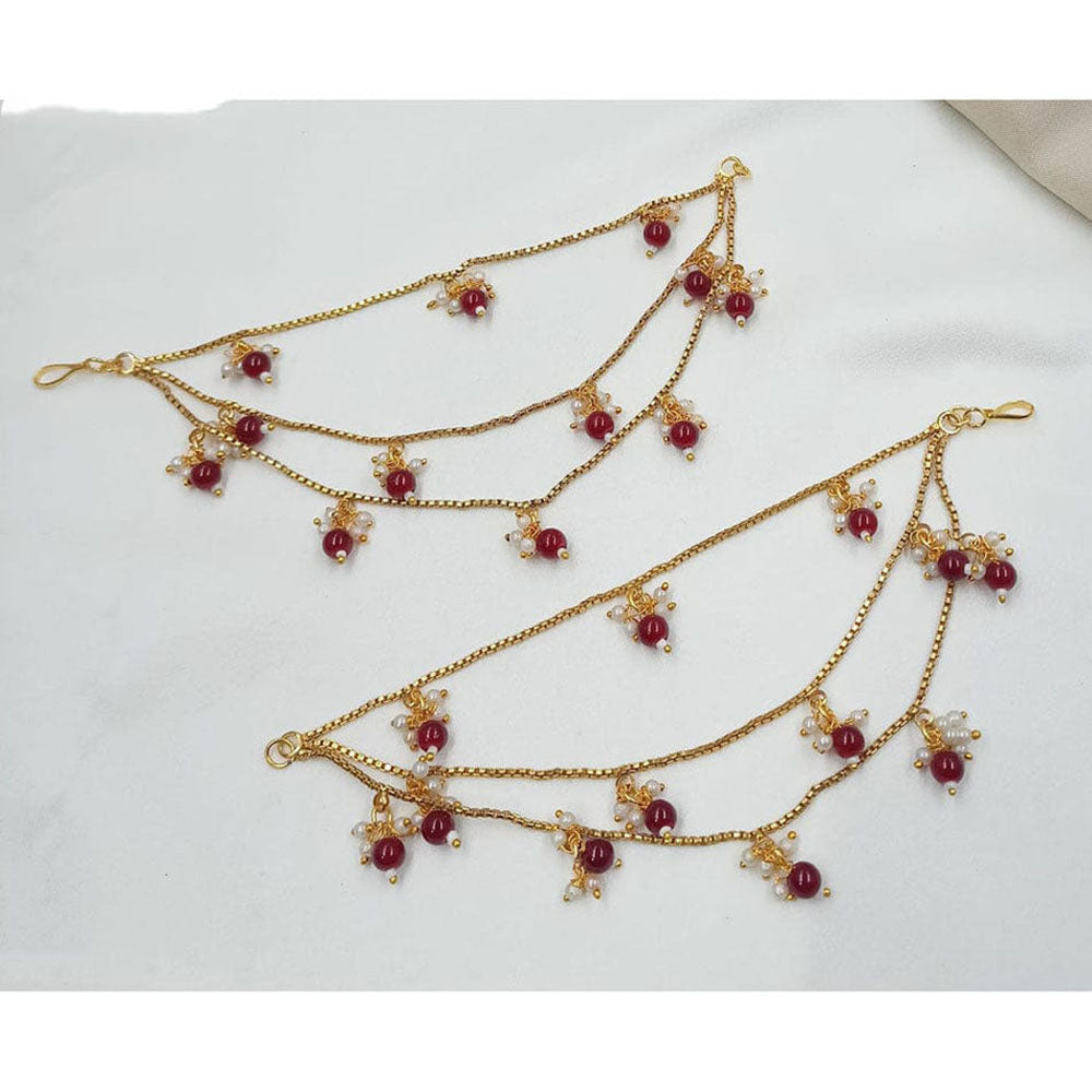 SNERA Fancy Pearl And Beads Kanchain for Festive Look