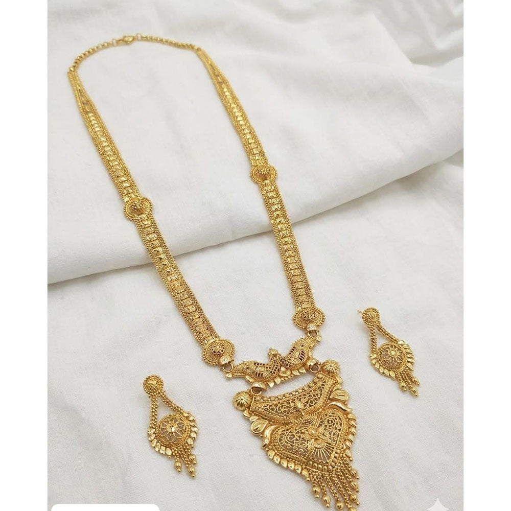 SNERA Gold Plated Stylish Traditional Indian Touch Necklace Set  