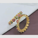 SNERA Elegant  Austrain Stone Meenakari Designer  Bangles Set