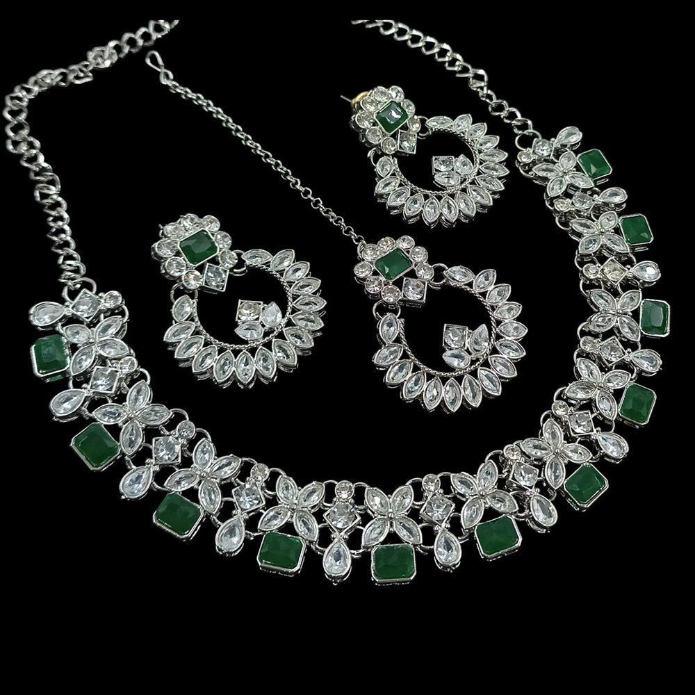 SNERA Sparkling Crytsal Stone Necklace Set