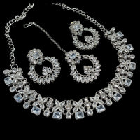 SNERA Sparkling Crytsal Stone Necklace Set