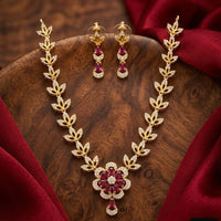 SNERA Sparkling Crytsal Stone Necklace Set 