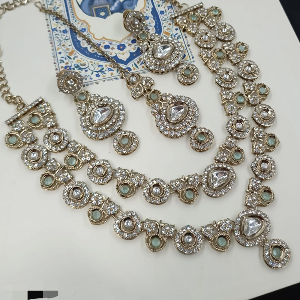 SNERA Elegant Kundan Necklace Set for Women