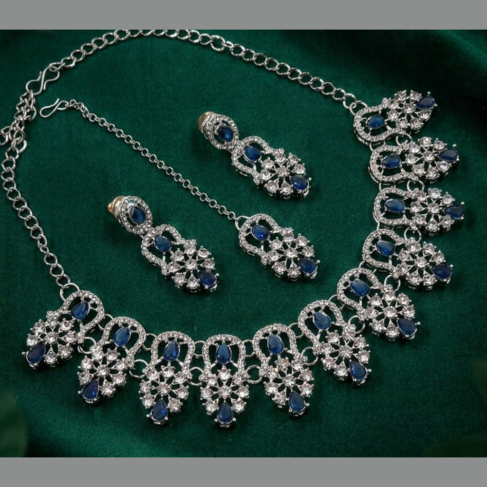 SNERA Elegant Crystal Stone Necklace Set Women