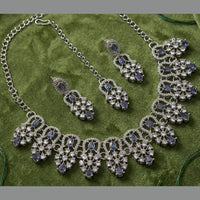 SNERA Elegant Crystal Stone Necklace Set Women