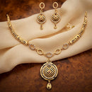 SNERA Trendy Austrian Stone Necklace Set With Earrings