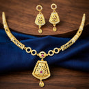 SNERA Trendy Austrian Stone Necklace Set With Earrings