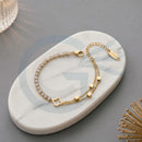 SNERA Elegant Austrian Stone Floral Bracelet for Women