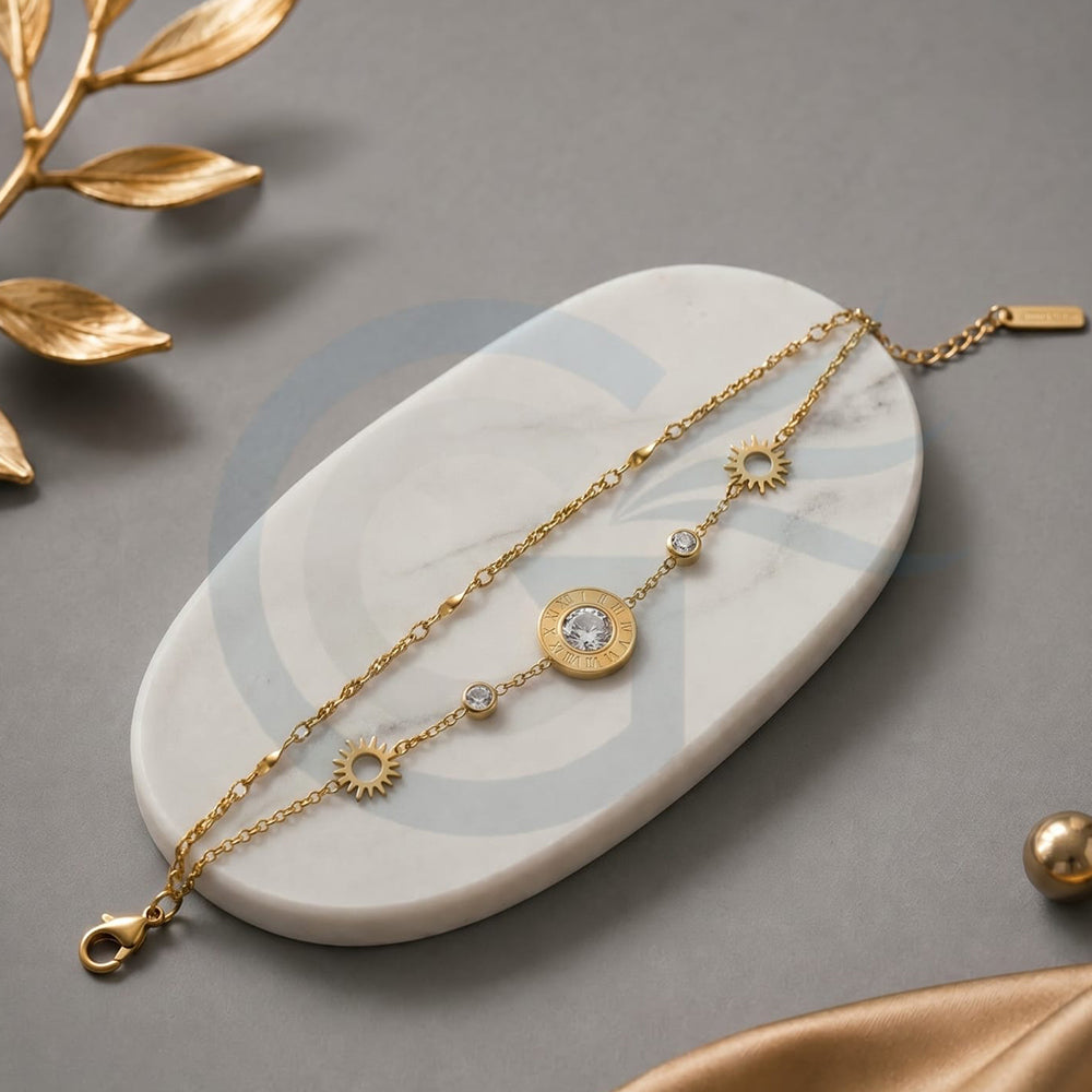 SNERA Elegant Crystal Stone Bracelet for Women