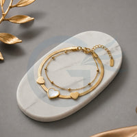 SNERA Elegant Heart Shape Bracelet for Women