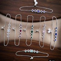 SNERA Glamorous American Diamond Party Wear Bracelet