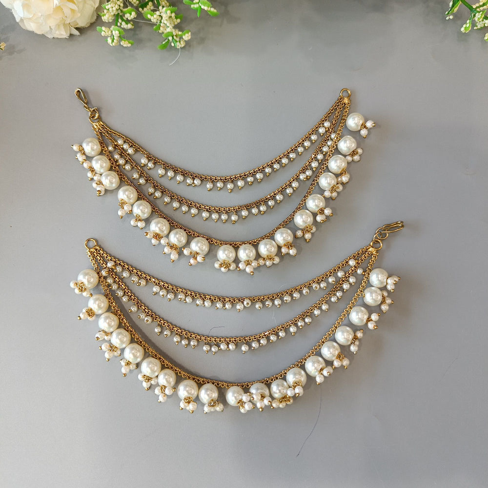 SNERA Fancy Pearl And Beads Kanchain for Festive Look