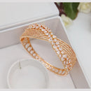 SNERA Stylish American Diamond Openable Statement Bracelet