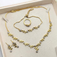 SNERA Beautiful Crystal Stone Jewellery Combo Set for Women