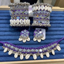 SNERA Beautiful Mirror And Shell Jewellery Combo Set for Women