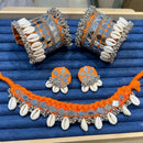 SNERA Beautiful Mirror And Shell Jewellery Combo Set for Women